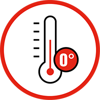 Anwendbar bis zu 0 °C